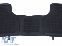 Floor mat Rubber Black suitable for BMW X5 E70 2006-2013, X6 E71 2008-2014-image-5999489