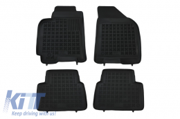 Floor mat Rubber Black suitable for Chevrolet Lacetti (2003-2008) - 202102