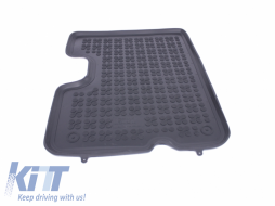 Floor mat Rubber Black suitable for DACIA Duster I Facelift 2013-2017-image-5999773