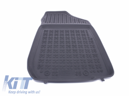 Floor mat Rubber Black suitable for DACIA Duster I Facelift 2013-2017-image-5999774