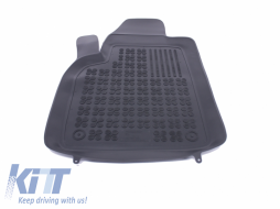 Floor mat Rubber Black suitable for FIAT 500 2007+-image-5999874