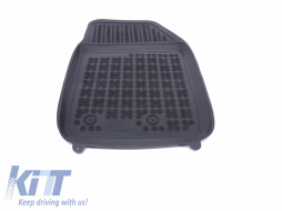 Floor mat Rubber Black suitable for FIAT 500X 2014+-image-5999882