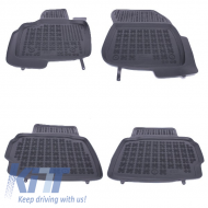 Floor mat Rubber Black suitable for FORD Mondeo V Vignale, Mondeo V Hybrid 2014+ - 200624