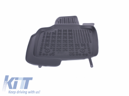 Floor mat Rubber Black suitable for FORD Mondeo V Vignale, Mondeo V Hybrid 2014+-image-5999659
