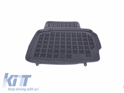 Floor mat Rubber Black suitable for FORD Mondeo V Vignale, Mondeo V Hybrid 2014+-image-5999660
