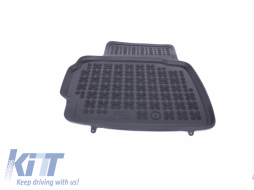 Floor mat Rubber Black suitable for FORD Mondeo V Vignale, Mondeo V Hybrid 2014+-image-5999661