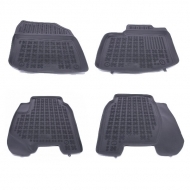 Floor mat Rubber Black suitable for HONDA Civic Hatchback 2012+, Civic Wagon 2014+-image-6018053