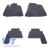Floor mat Rubber Black suitable for HYUNDAI Santa Fe 2007-2012 - 201606