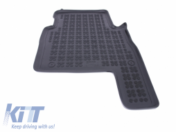 Floor mat Rubber Black suitable for HYUNDAI Santa Fe 2007-2012-image-5999851