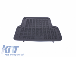 Floor mat Rubber Black suitable for NISSAN Qashqai 2007-2014-image-5999680