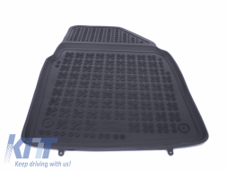 Floor mat Rubber Black suitable for NISSAN Qashqai 2007-2014-image-5999682