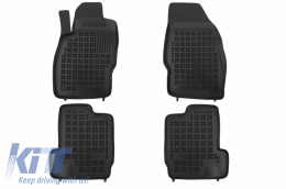 Floor mat Rubber Black suitable for OPEL Adam 2013 - 200520