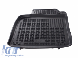 Floor mat Rubber Black suitable for OPEL Vectra C 2002-2008-image-6004732