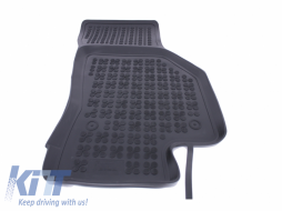 Floor mat Rubber Black suitable for SEAT Leon III 2013+, Leon ST 2014+-image-5999694