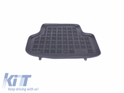Floor mat Rubber Black suitable for SEAT Leon III 2013+, Leon ST 2014+-image-5999696