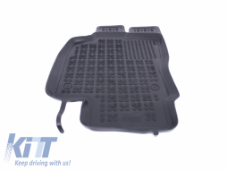 Floor mat Rubber Black suitable for SEAT Leon III 2013+, Leon ST 2014+-image-5999697