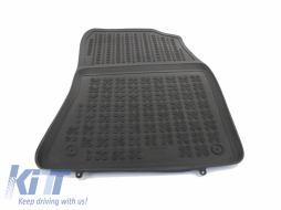 Floor mat Rubber Black suitable for TOYOTA Rav4 IV , RAV4 Hybrida 2013+-image-5999930