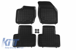 Floor mat Rubber Black suitable for Volvo XC90 I (2002 -2014) - 200405