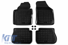 Floor mat Rubber Black suitable for VW CADDY (2003-) VW CADDY MAXI LIFE (2007-) - 200107