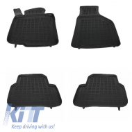 Floor mat Rubber Black suitable for VW Jetta 2010+, Passat B6 B7 CC 2005-2012, Tiguan 2007-2015 - 200102