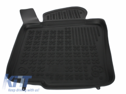 Floor mat Rubber Black suitable for VW Jetta 2010+, Passat B6 B7 CC 2005-2012, Tiguan 2007-2015-image-5999549