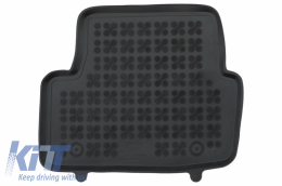 Floor mat Rubber Black suitable for VW Polo VI 2017+-image-6038736