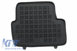 Floor mat Rubber Black suitable for VW Polo VI 2017+-image-6038737