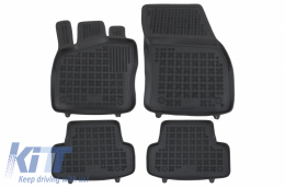 Floor mat Rubber Black suitable for VW T-ROC (2017-Up) - 200123