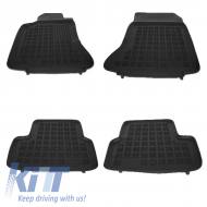 Floor mat rubber suitable for MERCEDES A Classe W176 (2012-2018) GLA X156 (2013-) Black - 201718