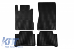 Floor mat rubber suitable for MERCEDES E-class W211 2002-2009 Black - 44110