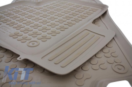 Floor mat Rubber suitable for MERCEDES M-Class W164 (2005-2011) Beige-image-6004245