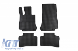 Floor mat rubber suitable for MERCEDES X253 GLC 2015+ Black - 41610