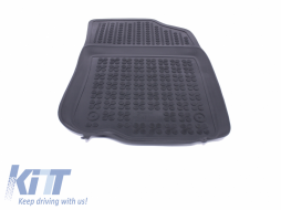Floor mat rubber suitable for PEUGEOT 208 2012+, 208 GTI 2013+, 208 2013+ Black-image-5999859