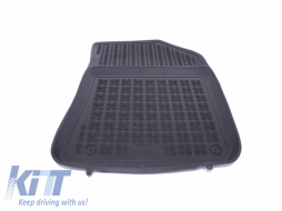 Floor mat rubber suitable for PEUGEOT 308 2013+ Black-image-5999689