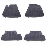 Floor mat rubber suitable for PEUGEOT 308 2013+ Black