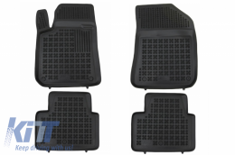 Floor mat rubber suitable for PEUGEOT 308 SW 2013+ Black - 201312