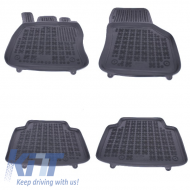 Floor mat rubber suitable for SKODA Superb III 2015- Black