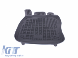 Floor mat rubber suitable for SKODA Superb III 2015- Black-image-6000319