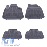 Floor mat rubber suitable for VOLVO XC90 2015+ Black - 200413