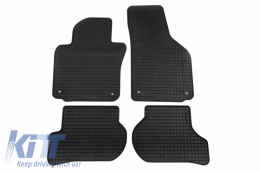 Floor Mat Rubber suitable for VW Golf V 09/2003-2008, Jetta 07/2005-12/2010, Golf VI 2008-10/2012, Scirocco 09/2008, Golf VI Variant 10/2009 - 61110