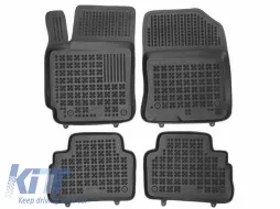image-10-Floor Mats Black suitable for Hyundai KONA 2017 -