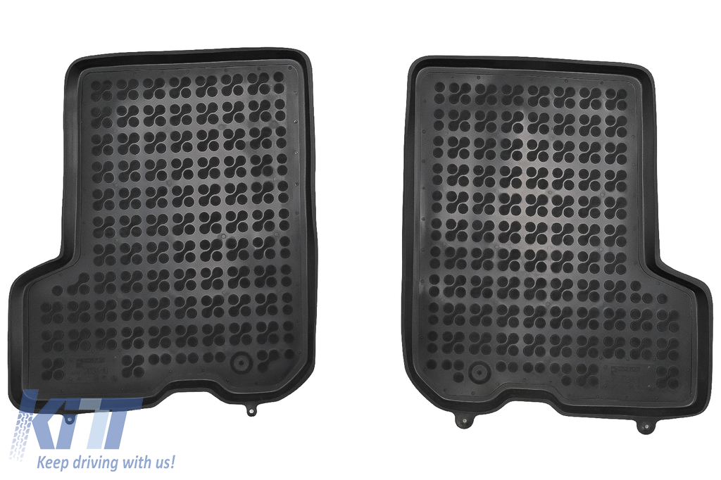 Floor Mats Rubber Black suitable for Dacia Dacia Sandero II Stepway version 4x4 (2019up)