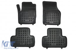 Floor Mats Rubber Black suitable for Land Rover Range Rover Evoque I L538 (2011-2014) L538 Facelift (2014-2018) - 202904