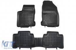 Floor Mats Rubber Black suitable for Lexus NX (2014-up) - 202407