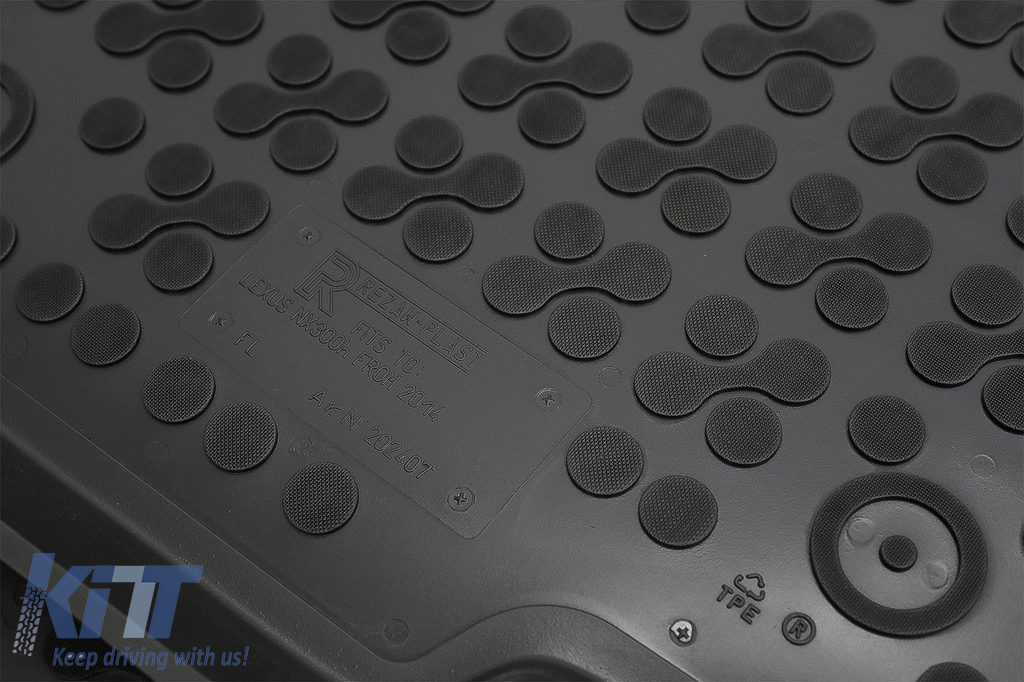 Floor Mats Rubber Black suitable for Lexus NX (2014up)