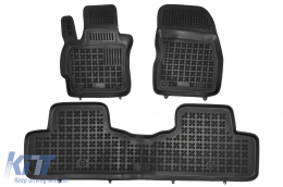 Floor Mats Rubber Black suitable for MAZDA 5 I MAZDA 5 II (2005-2015) - 200804