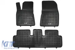 image-9-Floor Mats Rubber Black suitable for Tesla Model 3 4-doors (Fastback Sedan) (2017-2020)