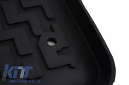 Floor Mats Rubber Mats Audi Q7 4L (2006-2015) 5/7 suitable for SEATs Black-image-5996257