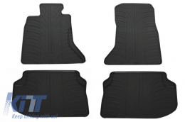 Floor Mats Rubber Mats suitable for BMW 5 Series F10 (2010-up) Black - 0008809