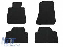 Floor Mats Rubber Mats suitable for BMW X1 E84 (2009-2015) Black - 0013798